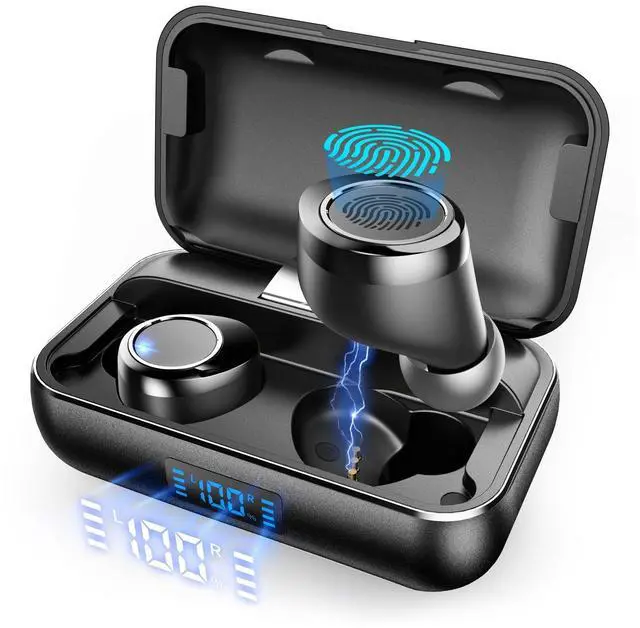 Main image of TWS Earphones Wireless Earbuds Compatible with Samsung Galaxy A16 5G, Headphones True Stereo Headset Hands-Free Mic Charging Case