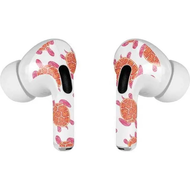 Alt view image 3 of 4 - Decal Audio Skin Compatible with Apple AirPods Pro - Officially Licensed Cat Coq Sea Turtles Design