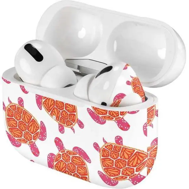 Alt view image 4 of 4 - Decal Audio Skin Compatible with Apple AirPods Pro - Officially Licensed Cat Coq Sea Turtles Design