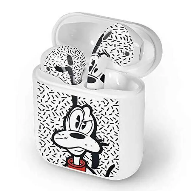 Alt view image 4 of 4 - Decal Audio Skin Compatible with Apple AirPods - Officially Licensed Disney Friends Pluto Confused Design
