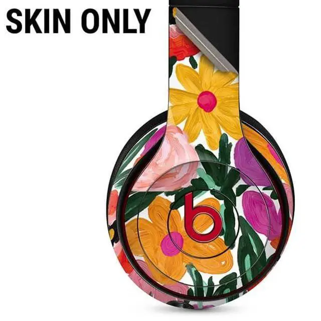 Alt view image 2 of 3 - Decal Audio Skin Compatible with Beats Solo 3 Wireless - Officially Licensed Bouffants and Broken Hearts Painterly Garden Design