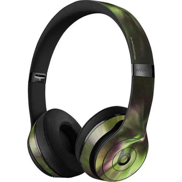 Alt view image 3 of 3 - Decal Audio Skin Compatible with Beats Solo 3 Wireless - Officially Licensed StockTrek Full Sky Aurora Design
