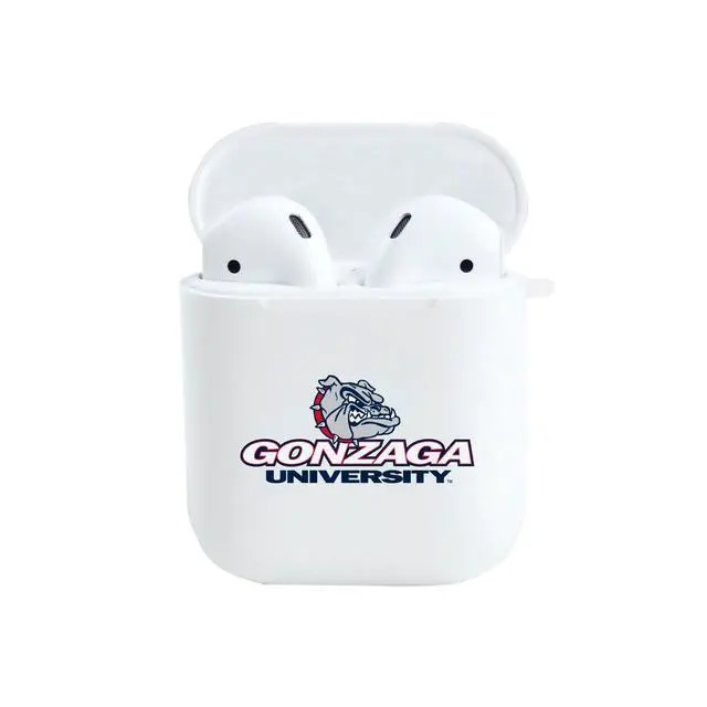 Alt view image 3 of 5 - AirPods Case, Gonzaga University AirPods Pro (Gen 1 & 2) / White (TPU)