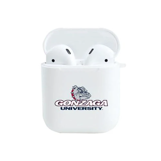 Alt view image 5 of 5 - AirPods Case, Gonzaga University AirPods/White (TPU)