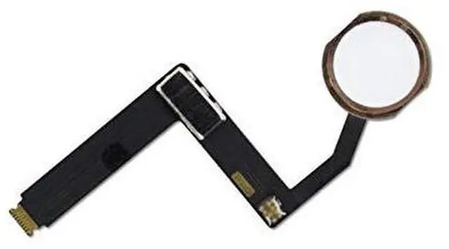 Main image of ePartSolution Replacement Compatible with iPad Pro 9.7" A1673 A1674 A1675 Home Button Module Flex Cable Ribbon Connector Menu Key Rose Gold USA