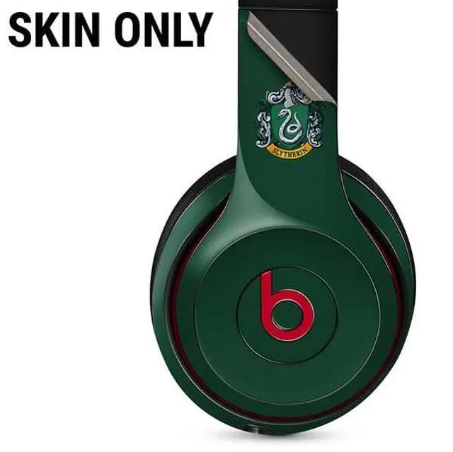 Alt view image 2 of 3 - Decal Audio Skin Compatible with Beats Solo 3 Wireless - Officially Licensed Wizarding World Harry Potter Slytherin House Crest Design