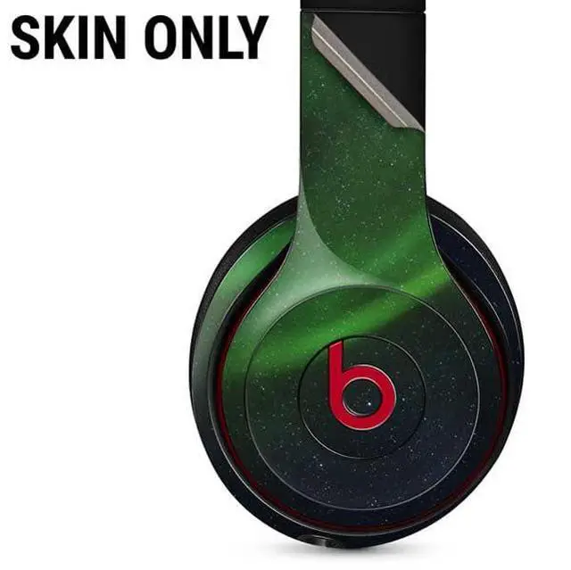 Alt view image 2 of 3 - Decal Audio Skin Compatible with Beats Solo 3 Wireless - Officially Licensed StockTrek Aurora Borealis Dances Above The Arctic Ocean Design