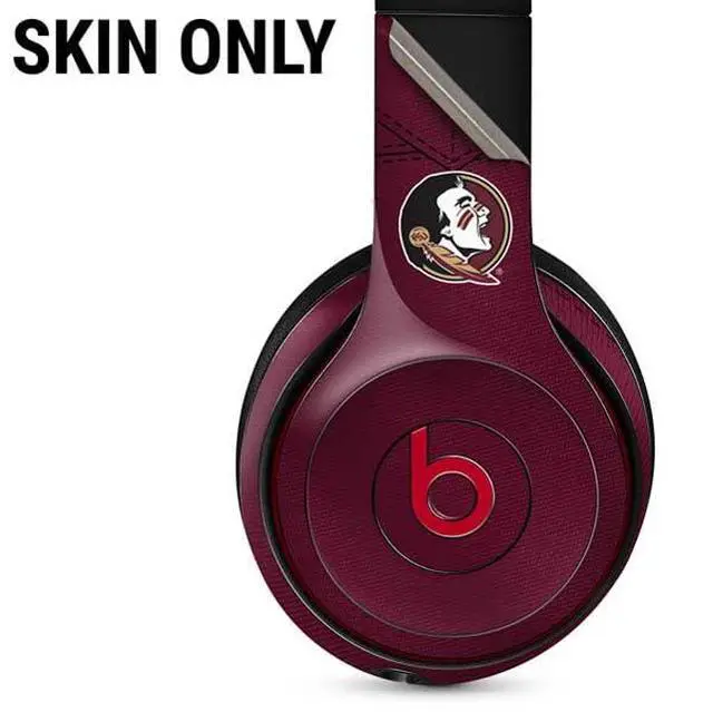 Alt view image 2 of 3 - Decal Audio Skin Compatible with Beats Solo 3 Wireless - Officially Licensed Florida State University Red Jersey Design