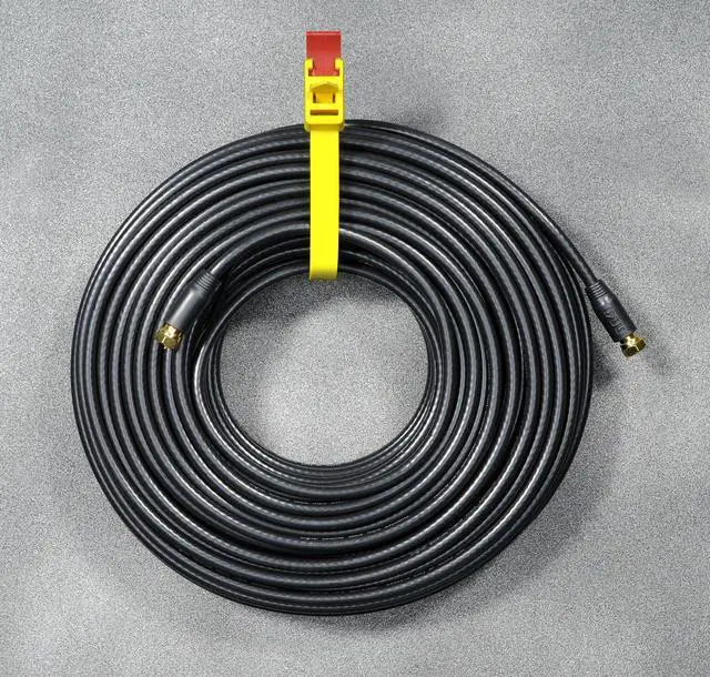 Alt view image 2 of 4 - Pro Tie QT29EHD5 29-Inch Quik Tie Reusable Quick Release Cable Tie, Yellow Nylon, 5-Pack