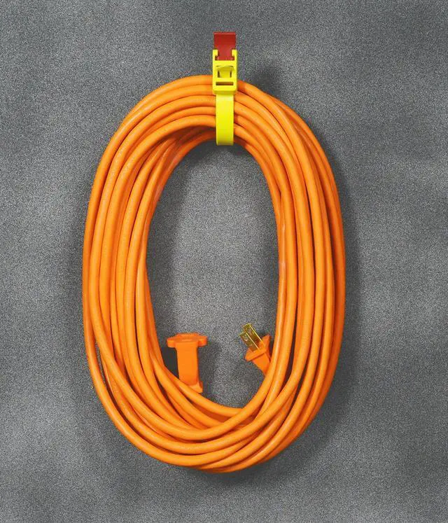 Alt view image 3 of 4 - Pro Tie QT29EHD5 29-Inch Quik Tie Reusable Quick Release Cable Tie, Yellow Nylon, 5-Pack