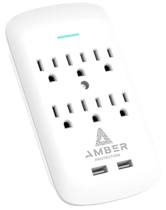 Alt view image 2 of 3 - 6-Outlet-Surge Surge Protector (2024)