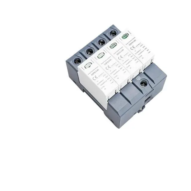 Alt view image 6 of 6 - GSP9 2Pole Surge Protector 20KA-40KA SPD AC275V AC385V 400V 440V SPD House Surge Protector 1P+N Din Rail(1P NPE AC275V 40KA)