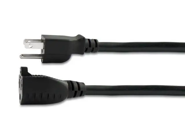 Alt view image 2 of 2 - 10 Pack 1 Foot Power Extension Cord Cable Strip, 1 Foot Extension Cord, UL Listed, CSA Approved, Extension Cable, 3 Prong US Wire Extension Cord