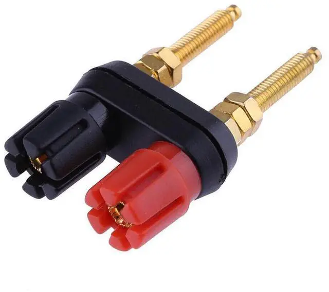 Alt view image 6 of 7 - 2pcs Extended Speaker Banana Plug Binding Post Terminal Connector Banana Socket