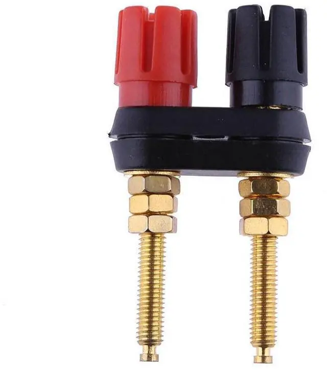 Alt view image 7 of 7 - 2pcs Extended Speaker Banana Plug Binding Post Terminal Connector Banana Socket