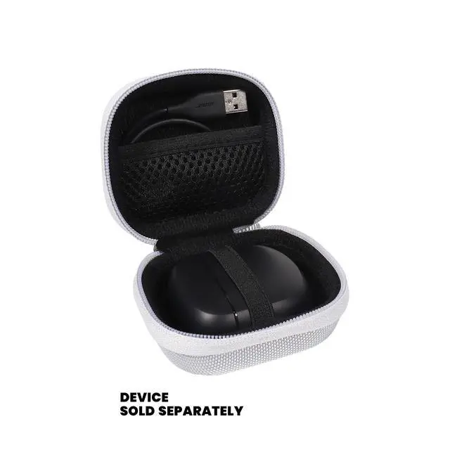 Alt view image 4 of 5 - Earbuds Case for Bose QuietComfort Earbuds II Wireless Noise Cancelling in-Ear Headphones (Gray)