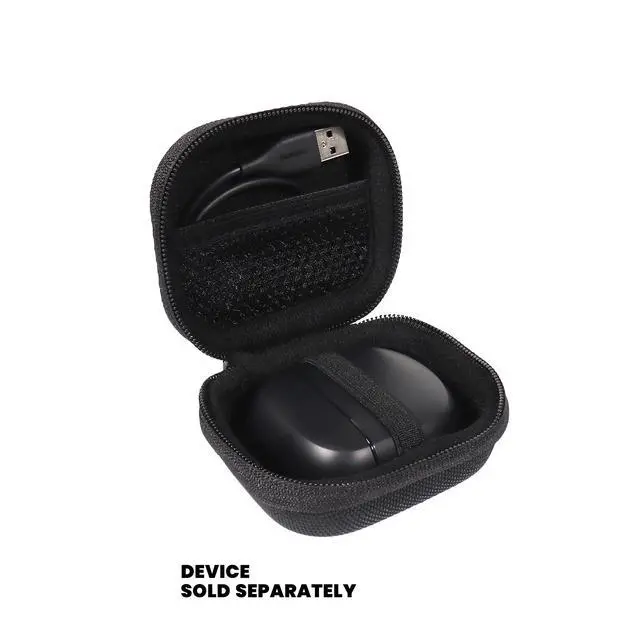 Alt view image 4 of 5 - Earbuds Case for Bose QuietComfort Earbuds II Wireless Noise Cancelling in-Ear Headphones (Black)