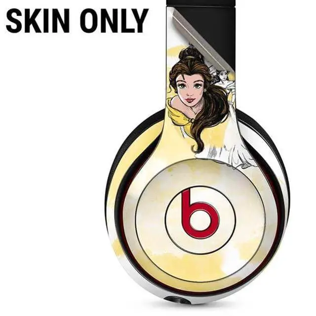 Alt view image 2 of 3 - Decal Audio Skin Compatible with Beats Solo 3 Wireless - Officially Licensed Disney Princess Belle Sketch Design