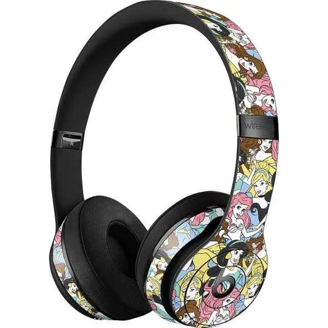 Alt view image 3 of 3 - Decal Audio Skin Compatible with Beats Solo 3 Wireless - Officially Licensed Disney Princess Disney Princesses Pattern Design