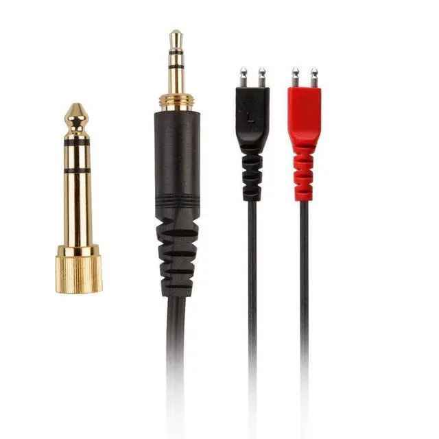 Alt view image 6 of 6 - 3.5mm&6.35mm Earphone Audio Cable for Sennheiser HD414 HD420 HD250 HD540 HD480