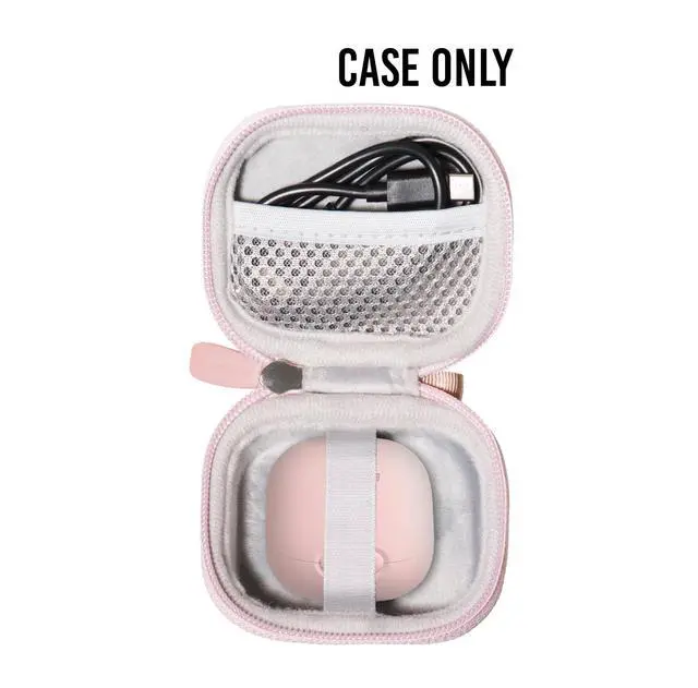Alt view image 3 of 5 - Earbuds Case Compatible with soundcore by Anker Liberty 4 NC Wireless Earbuds (Pink)