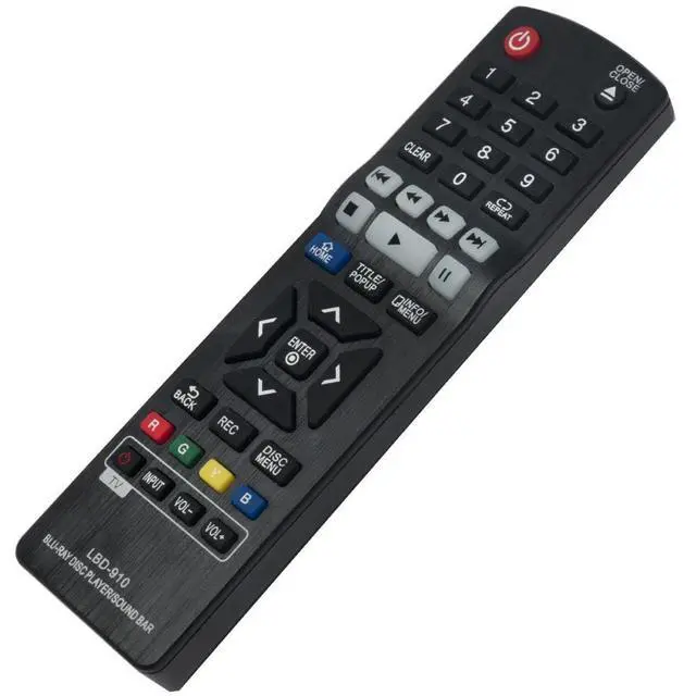Alt view image 2 of 5 - LBD-910 Remote Control for LG Blu-Ray Disc DVD BD Player | No programming or pairing needed, Replacement Remote Compatible Models B0540N BH5140S BP135 BP300 BP330 BP330N