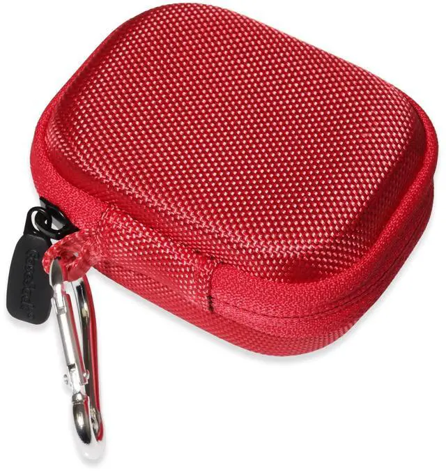Alt view image 5 of 5 - case for TOZO T21 Wireless Earbuds, 5.3 Bluetooth Headphone and T20 Wireless Earbuds Bluetooth Headphones (Red)