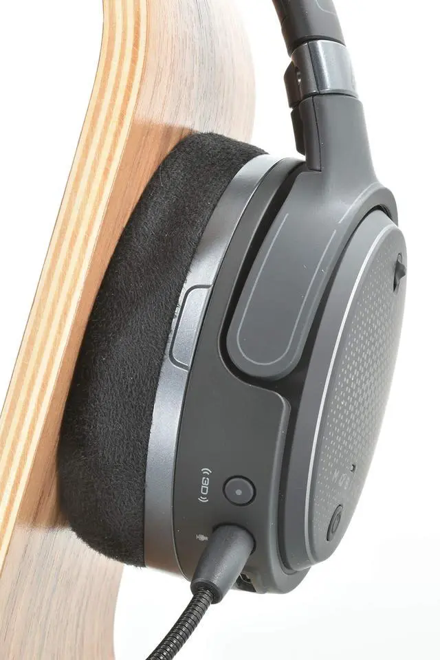 Alt view image 5 of 6 - Dekoni Replacement for Audeze Mobius and Penrose Earpads, Gaming Headset Foam Pads, Black, 1 Pair (Choice Suede)