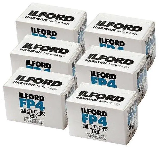 Main image of Six Pack of FP4 Plus 35mm Black & White Negative Film 36 Exp