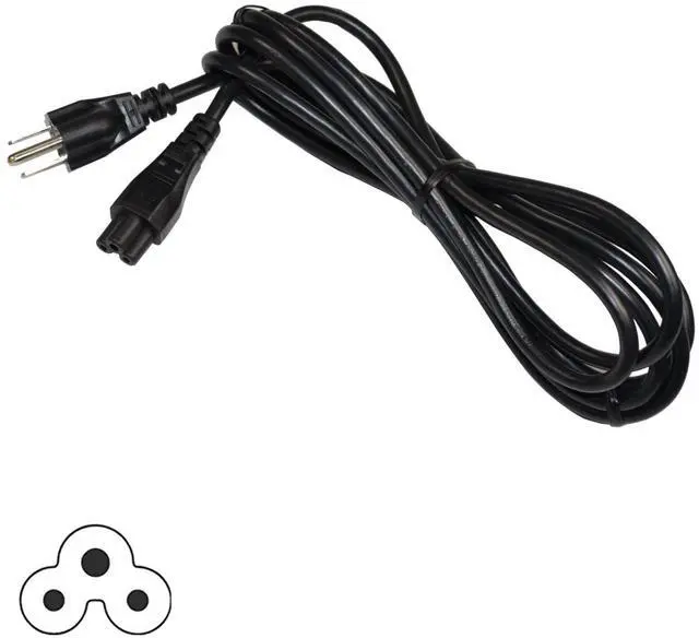 Main image of 10ft AC Power Cord Compatible with LG LF5600 / LF6000 / 32LF5600 / 42LF5600 / 50LF6000 / 55LF6000 4K Ultra HD TVs, Mains Cable