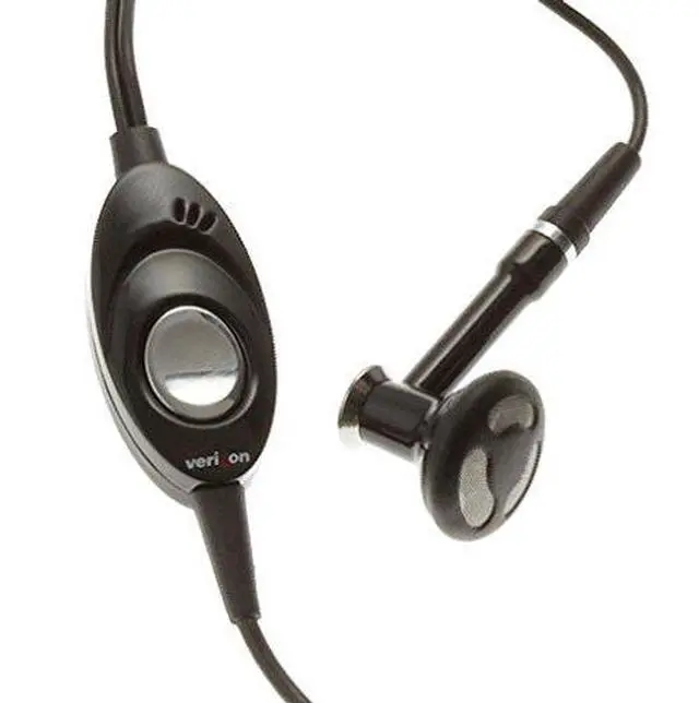 Main image of Mono Hands-Free Headset Premium Wired Earphones 2.5mm w Microphone for Verizon LG Env 2 VX9100 - Verizon LG enV-3 VX9200 - Verizon LG Versa VX9600 - Verizon LG enV VX9900 - Verizon Motorola Q