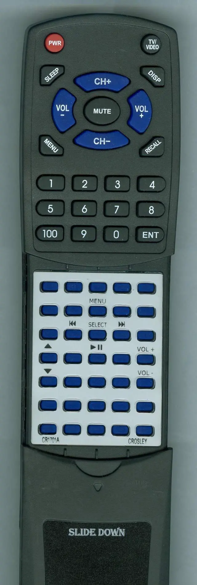 Main image of Replacement Remote Control for Crosley CR1701A, CR17
