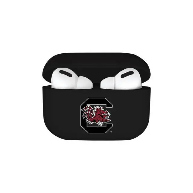 Alt view image 4 of 4 - Officially Licensed University of South Carolina Airpods Case, Compatible with Apple AirPods 3rd Gen (TPU), Wireless Charging, Earbuds Case, Classic, White