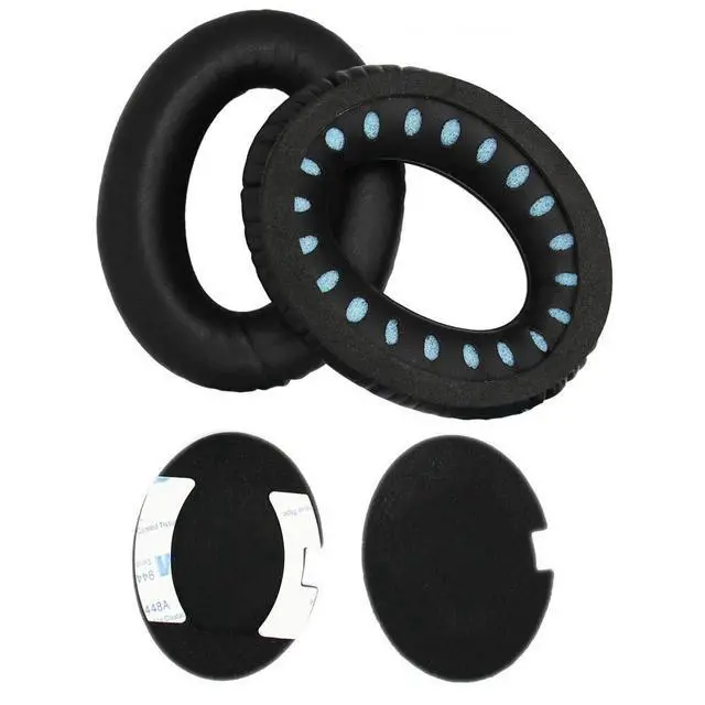 Alt view image 3 of 7 - for Bose Ear Pads Replacement QC15,QC25, Ae2 Acoustic Noise Cancelling Headphone (for Bose Quietcomfort 15, Headphone Beam + Full Black Ear Pads)