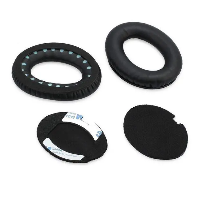 Alt view image 4 of 7 - for Bose Ear Pads Replacement QC15,QC25, Ae2 Acoustic Noise Cancelling Headphone (for Bose Quietcomfort 15, Headphone Beam + Full Black Ear Pads)