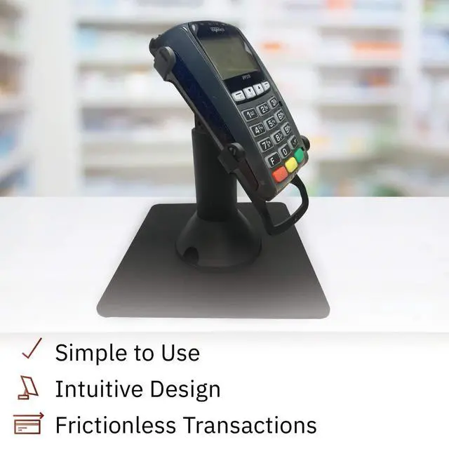 Alt view image 5 of 6 - DCCStands Freestanding Swivel and Tilt Ingenico IPP310/315/320/350 Terminal Stand