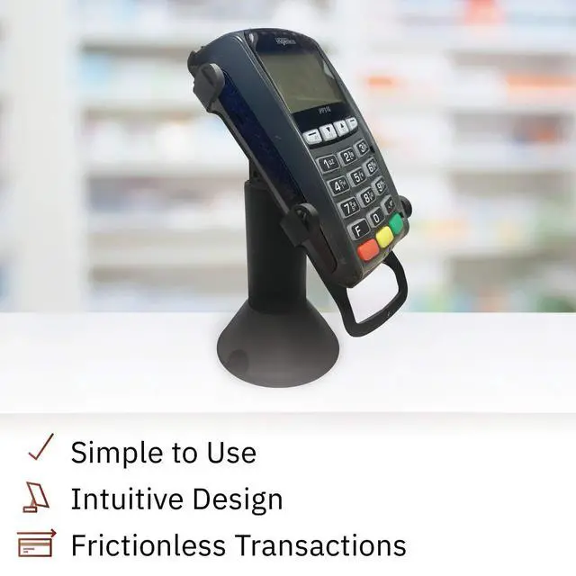 Alt view image 5 of 6 - DCCStands Swivel and Tilt Stand Ingenico IPP310/315/320/350 Terminal Stand, Screw-in and Adhesive
