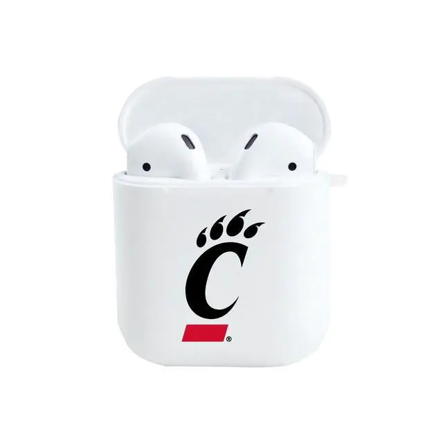 Alt view image 3 of 7 - AirPods Case, University of Cincinnati AirPods Pro (Gen 1 & 2) / White (TPU)