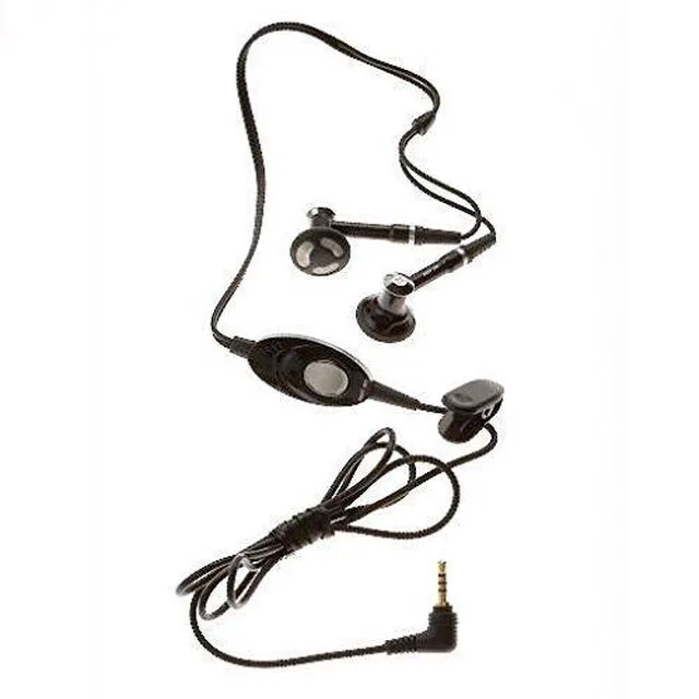 Main image of 2.5mm Hands-Free Earphones Dual Earbuds Headphones Earpieces w Mic Stereo Black for Verizon LG VX5500 - VX8350 - VX8360