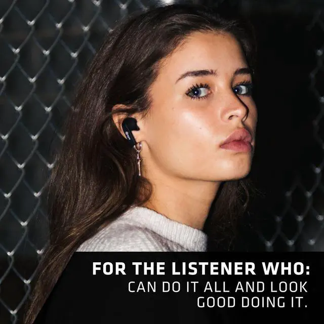 Alt view image 3 of 6 - Mojo 800 True Wireless Bluetooth Earbuds | ANC Noise Canceling | Wireless Charging | Clear Call Mics | Long Battery Life | Mobile App | Custom EQ Modes | GPS Find Buds | Transparency Mode