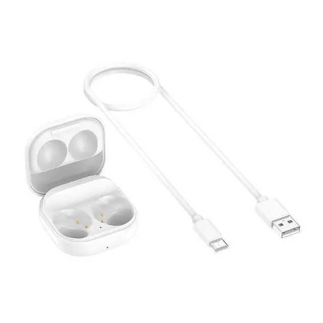 Alt view image 5 of 7 - Replacement Wired Charging Case for Samsung Galaxy Buds 2 Wireless Headset, Replacement Earbuds Charger Case Dock Station