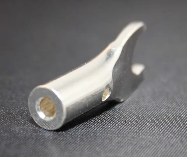 Alt view image 5 of 6 - Banana to Spade Speaker Cable Adapters - Silver Plated OFC Copper (no Nickel Base) - Audiophile Quality (2 Pack)