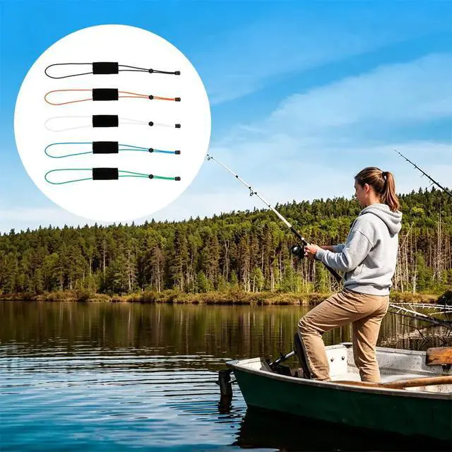 Alt view image 7 of 7 - Rubber Fishing Graph Cover Strap, Fish Finder Bungee with Adjustable Buckle, Secure Fishing Graph Cover for Travel