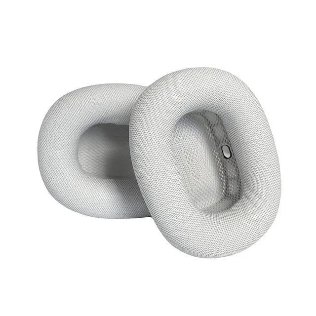 Alt view image 4 of 4 - New Replacement Ear Pads Cushion for Apple AirPods Max Headphones Headset 1 Pair (Silver)