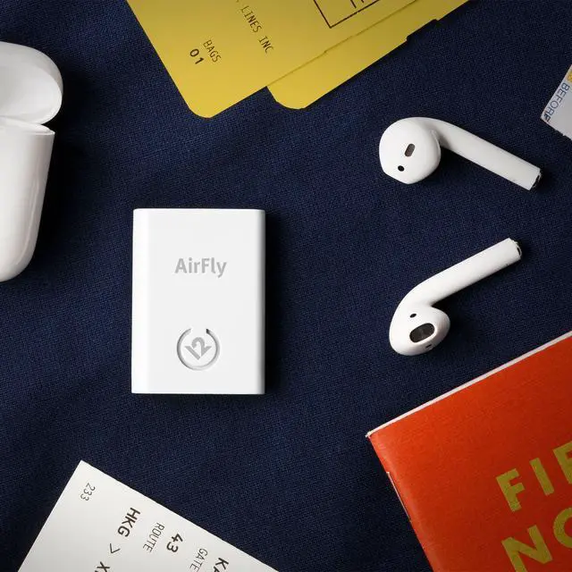 Alt view image 3 of 6 - AirFly | Wireless Transmitter to use Wireless/Noise-Cancelling Headphones in Gyms or on Airplanes
