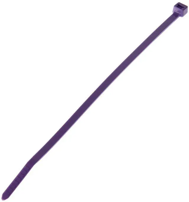 Main image of PLT2S-C7 Cable Tie, Locking, Standard, Nylon 6.6, 7.4-Inch Length, Purple (100-Pack)