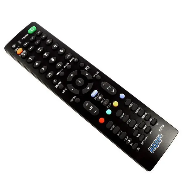 Alt view image 2 of 7 - Remote Control Compatible with Sony KDL-52V4100 KDL-52V5100 KDL-52VE5 KDL-52VL150 KDL-52W3000 KDL-52W4100 KDL-46V4100 KDL-46V5100 KDL-46VE5 KDL-46VL130 LCD LED HD TV Smart 1080p 3D Ultra 4K