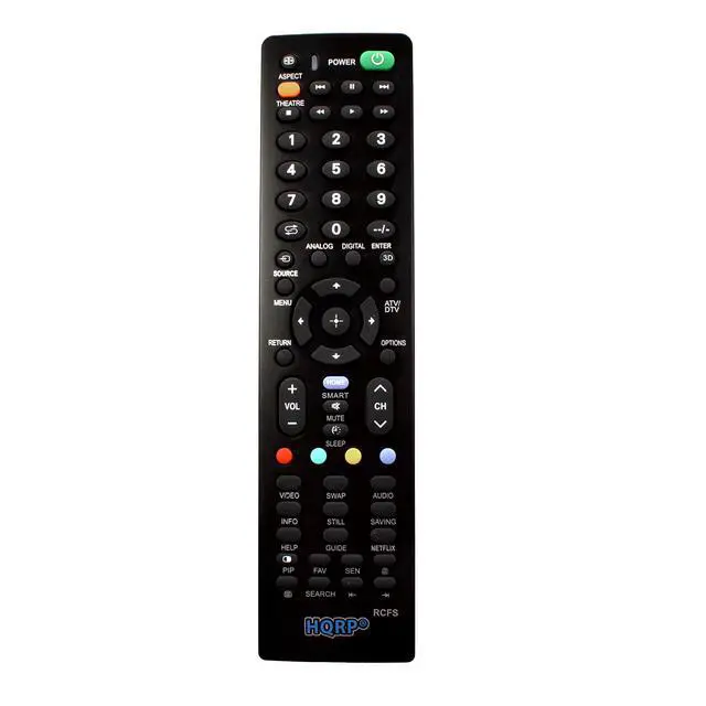 Alt view image 6 of 7 - Remote Control Compatible with Sony KDL-52V4100 KDL-52V5100 KDL-52VE5 KDL-52VL150 KDL-52W3000 KDL-52W4100 KDL-46V4100 KDL-46V5100 KDL-46VE5 KDL-46VL130 LCD LED HD TV Smart 1080p 3D Ultra 4K