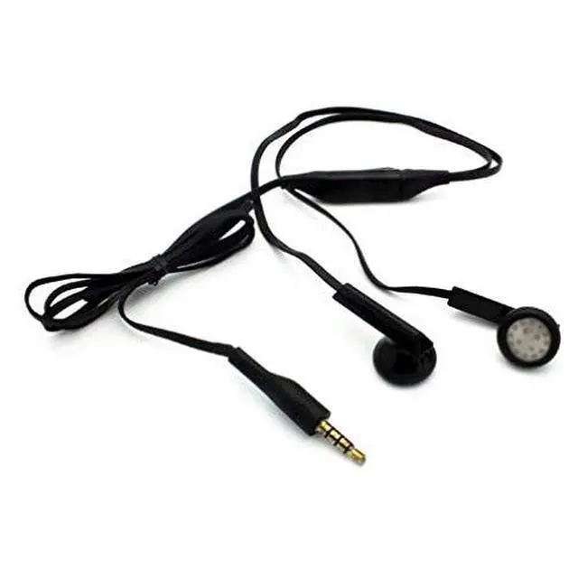 Alt view image 2 of 7 - Wired Earphones Headphones Handsfree Mic for Moto G Stylus 5G - 3.5mm Headset Earbuds Earpieces Microphone Compatible with Motorola Moto G Stylus 5G, Black (AN-AN32128Y2G-192)