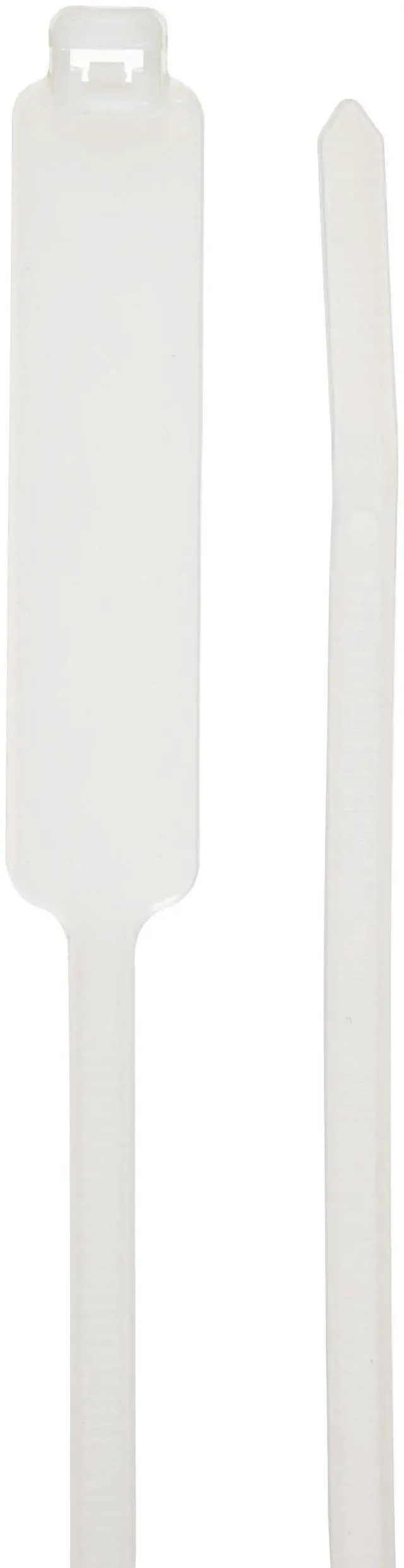 Main image of PLM4S-C Marker Cable Tie, Wrap, Standard, Nylon 6.6, 14.6-Inch Length, Natural (100-Pack)